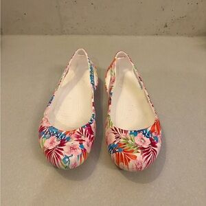 Floral Print Ballet Flats